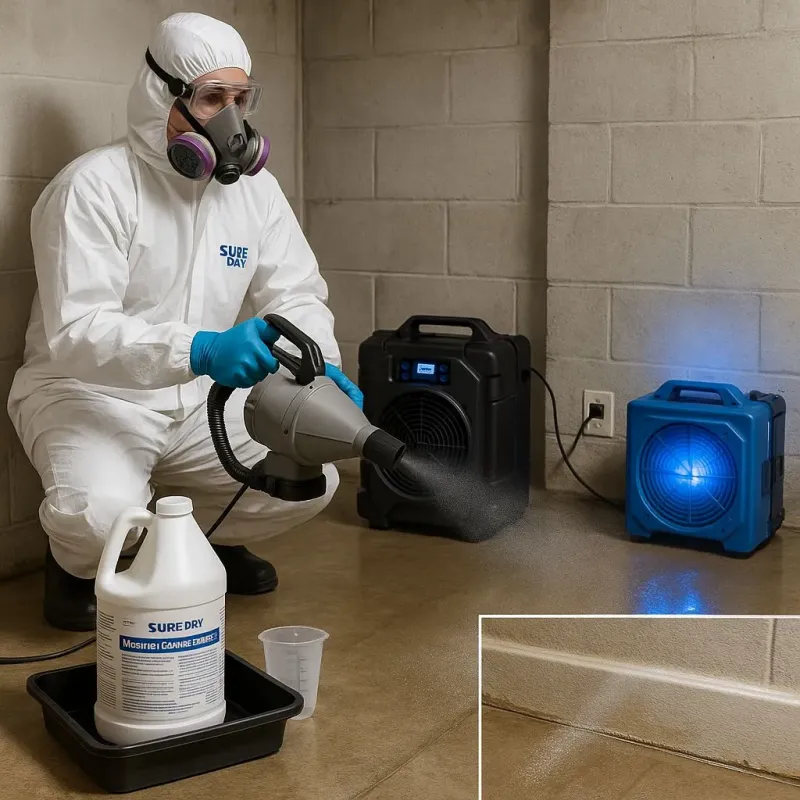 Sanitization and Odor Removal process in Anthony, TX